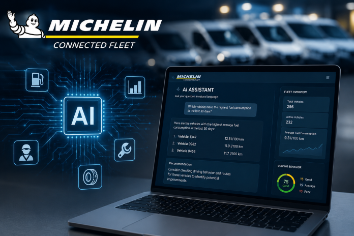 Michelin представи AI асистент за управление на автомобилни паркове AI асистентът на Michelin Connected Fleet за интелигентно управление на автомобилни паркове.