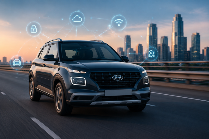 Hyundai connected car със свързани автомобилни технологии
